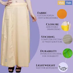 VastraHub 01 Pure Cotton Petticoat image 5