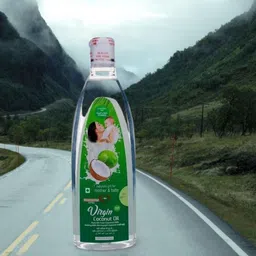 Extra Virgin Coconut Oil Cold Pressed Pack of 1 Hair Oil-image-27