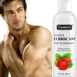famire Lubricant For Men & Women ExploreWarm Sensation Lube Gel for intimacy Strawberry Lubricant-picture-45