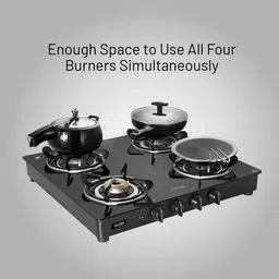 glen 1043 GT Brass burner, 2 years warranty Glass Automatic Gas Stove image 5