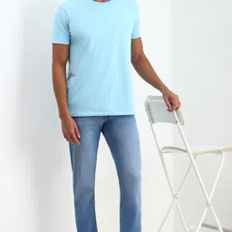 allen solly Men Regular Mid Rise Blue Jeans image 2