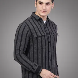 d finish Men Regular Fit Checkered Spread Collar Casual Shirt image 4