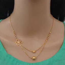 ramdev art fashion jewellery Cubic Zirconia Gold-plated Plated Copper Chain-picture-14