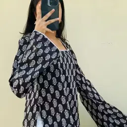 nitya feb Women Printed Viscose Rayon Straight Kurta-picture-23