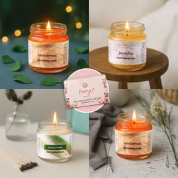 floryn decor Jar Scented Candles Gift Set | Scented Candle Set of 18 | Highly fragranced Candles Pack of 18 Mini Jars (Pack of 18) Candle image 5