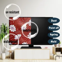 Delideal Padded Cover, Dust Cover, etc. for 48 inch Computer Monitor, TV, LCD Monitor, etc. - LEDTVDD17_48IN image 2