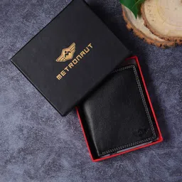 metronaut Men Casual Black Artificial Leather Wallet-picture-13