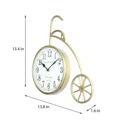 aapno rajasthan Golden Iron Wall Clock image 3