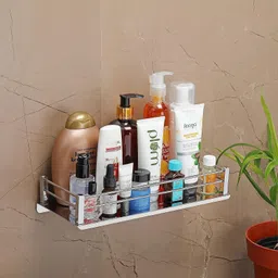 garbnoire 15X5 Inch Wall Mount Bathroom Shelf Multi-Functional Storage Shelf, Kitchen Rack Stainless Steel Wall Shelf-picture-19