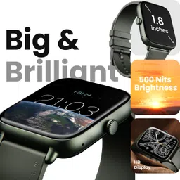 GOBOULT Drift+ 1.85" ,BT Calling, 500Nits Brightness, 150+ Watchfaces Smartwatch image 4