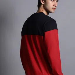 ducati Men Full Sleeve Color Block Sweatshirt image 4