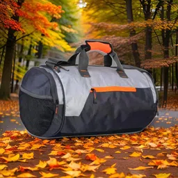 house of common 25 L Gym Duffel Bag - Sports Gym Bag Travel Duffel Bag(S-18*1 1) - Orange-picture-13