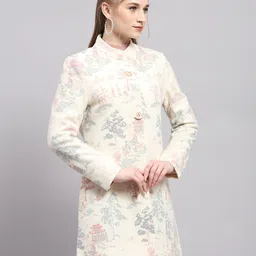 monte carlo Wool Blend Coat For Women image 3