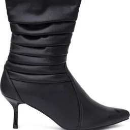 sherrif Women's Black Color Stilleto Heels Boots Boots For Women image 3