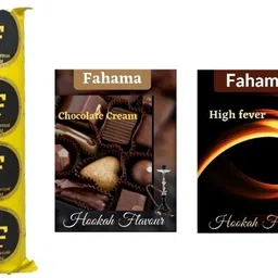fahama MAGIC COIL CHOCOLATE CREAM HIGH FEVER FLAVOR CHIMTA FOIL PAPER MOUTH TIP COMBO HIGH FEVER, CHOCOLATE CREAM Hookah Flavor-picture-16