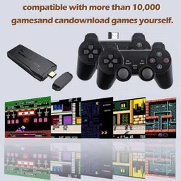 RAJORA TRADER'S Game Stick Lite 2.4G Wireless TV Video Game Console Gaming Accessory Kit image 3