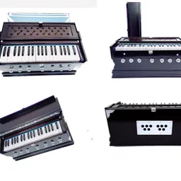 maga mart Hand Pumped Harmonium (Two Fold Bellow, Bass Reed) 3.2 Octave Hand Pumped Harmonium-picture-21