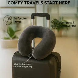 sleepsia Memory Foam Travel Neck Pillow image 4