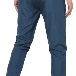 yunek Men Solid Blue Track Pants image 2