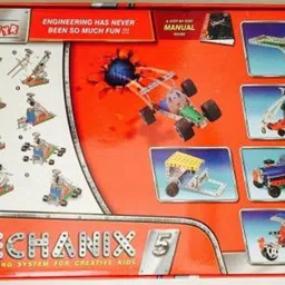 mayank & company MECHANIX 5 Engineering System for Creative Kids | STEM Education for kids Children (Multicolor) image 3