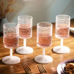 trovea's String Liner Wine Glass With White Stem 140 Ml (Set Of 4)-picture-10