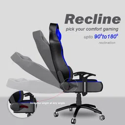 ase gaming Infinty Series Ergonomic Gaming Chair with Head & Lumbar Pillow Gaming Chair image 5