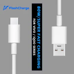 GaN Charger USB Type C Cable 8 A 1.01 m 80W Super Fast Charging Cable For FlashCharge, SuperVooc, Vooc, Dart, Dash, Warp, Turbo, image 3
