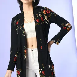 sakshi trader Women Printed Double Breasted Casual Blazer-picture-16