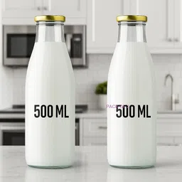 b7 creations Glass Milk Container - 500 ml-picture-45