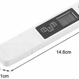 morwater Digital EC TDS & Temperature (3 in 1) Meter ATC Function 0-9990ppm Purity Tester Digital TDS Meter image 3