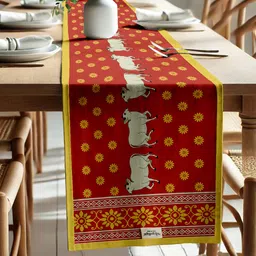 vargottam Red 152.4 cm Table Runner image 2