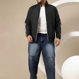theclassictogs Men Solid Bomber Jacket image 3