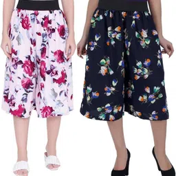 manat diva Women Multicolor Capri image 1
