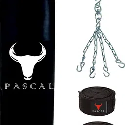 pascal Unfilled Heavy Premium Boxing Bag with Boxing Hand Wrap with Chain Hanging Bag Hanging Bag-picture-30