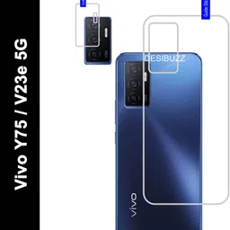 DESIBUZZ Back Screen Guard for Vivo V23e 5G, vivo Y75, camera lens image 1