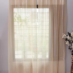 bella true 152 cm (5 ft) Net Transparent Window Curtain (Pack Of 2)-picture-38