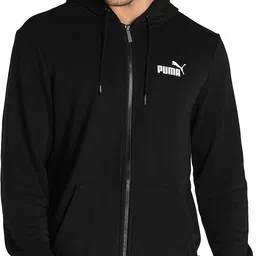 puma ESS Small Logo FZ Hoodie Men Solid Casual Jacket image 2
