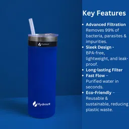 hydrozt 600 ml Water Purifier Bottle image 3