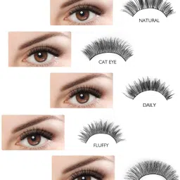 cosluxe X IMAGIC PROfessional Synthetic Fibers False Eyelashes,Natural & soft L12 image 4