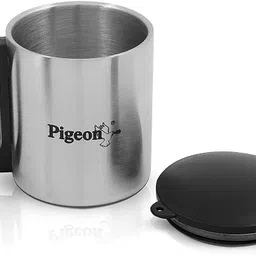 pigeon Double Wall Coffee Stainless Steel Coffee Mug image 4