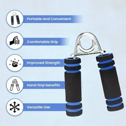 shopeleven Foam Hand Grip For Strength And Skipping Rope , Finger Grip Trainer for Relieve Fitness Accessory Kit Kit image 4