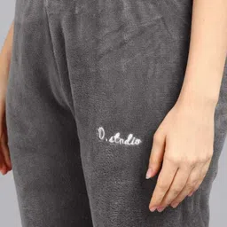 rouniyar Women Night Suit Set Grey Solid image 5