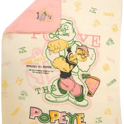 morado Printed Crib Hooded Baby Blanket forMild Winter image 4