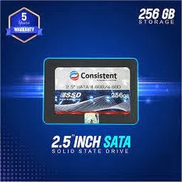 CONSISTEN SSD 2.5 SATA 256 GB Desktop Black SATA III Internal Solid State Drive (SSD) (Consistent_SSD) image 4