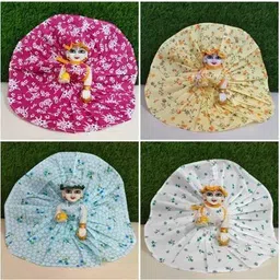 (set of 4) size-4 laddu gopal ji cotton dress Dress-image-13