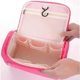 kidmuch Multipurpose travel toiletry kit keeps makeup and shaving products organized Durable PU material, easy to clean, lightweight and portable Vanity Box image 3