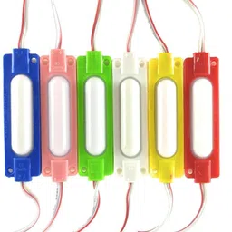 ap source 6 LEDs 1 m Yellow, White, Red, Pink, Green, Blue Color Changing, Steady, Flickering Bulb Rice Lights image 1