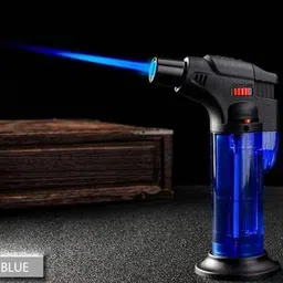 explorer Jet Flame Gun Thrower Barbeque Butane Lighter Torch Refillable Adjustable Pocket Lighter image 5
