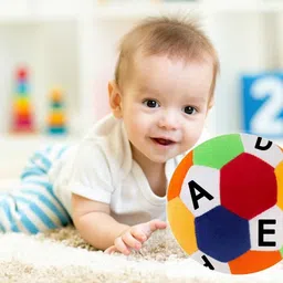 Soft Multicolor alphabet ball stuffed toy- 30 cm-image-62