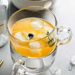 rra traders (Pack of 6) Round Tea Coffee 150 ml Cup Set of 6 pcs, Crystal Espresso Mug, Glass Set Water/Juice Glass image 4